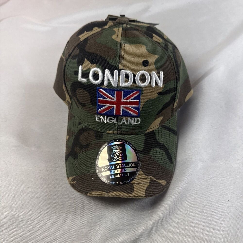 Royal Stallion London English Camo Adjustable Cap